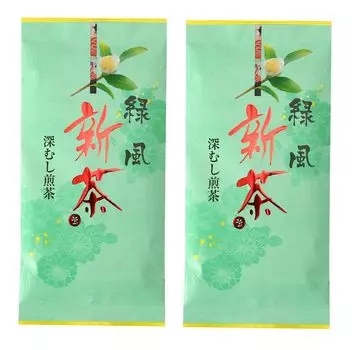 Miyazaki Economic Federation Direct Sales New Ryokufu 100g x 2 Natural Flavor Tea, Deep-Steamed Sencha, Bags,