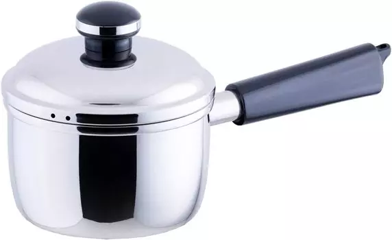 Miyazaki Seisakusho Object One Hand Pot Milk Pan 12cm Made in Japan 5 Year Warranty IH Compatible Lightweight OJ-1