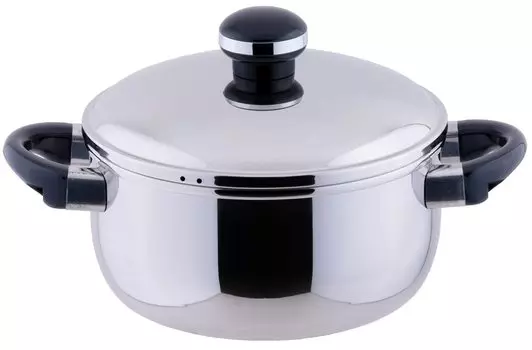 Miyazaki Seisakusho Object Pot 20cm Sauce Pot Made in Japan 5 Year Warranty IH Compatible Lightweight Two-Handed OJ-6