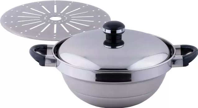 Miyazaki Seisakusho Object Tiered Pot 18cm Made in Japan 5 Year Warranty Lightweight Stir Dress Simmer, Steam, Boil, Fry, Fry, OJ-72