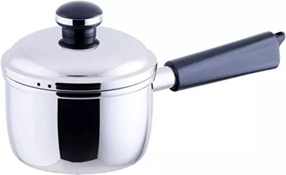 Miyazaki Seisakusho OJ-1 Objet One-Handed Pot, Milk Pan, 4.7 inches (12 cm), Made in Japan, Induction Compatible, Lightweight