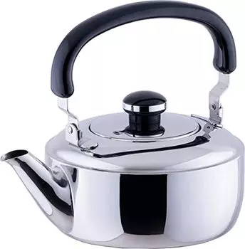 Miyazaki Seisakusho OJ-9 Object Kettle, 0.4 gal (1.8 L), Made in Japan, Induction Compatible, Lightweight