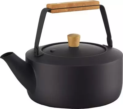 Miyazaki Seisakusho Tea Kettle IH Compatible Black Kettle (Large) 2.0L CHA-12