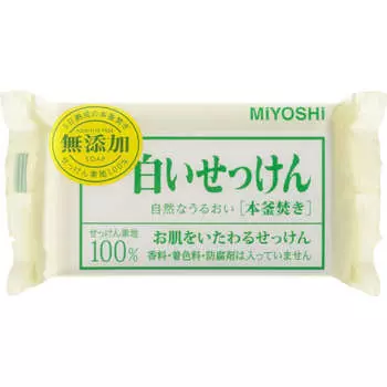 Miyoshi Белое мыло без добавок 108 г Другое (Мыло) твердый (тело) Другой (Мыло)