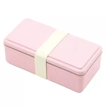 Miyoshi Seisakujyo квадратный Gelato простой пакет для льда интегрированный квадратный ланч-бокс Bento box Клубничный цвет xx 6 см 500 мл 1 ярус Женщины Мужчины Дети Поставляется