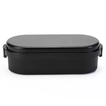 Miyoshi Seisakusho Lunch Box Integrated Ice Pack Dome L Caviar Black GEL-COOL 0101-0174