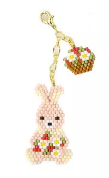 MIYUKI Bead Kit Reversible Shaped Stitch Kit Rabbit BFK-428