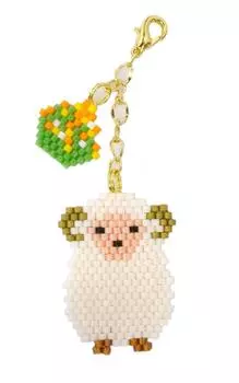 MIYUKI Bead Kit Reversible Shaped Stitch Kit Sheep BFK-432