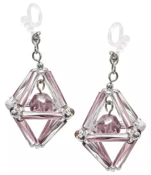 MIYUKI Himmeli Beads Work Kit Cubiform Earrings BFK-513