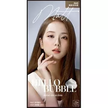 Мизансцена All New Hello Bubble Dye, 8MB Matt Brown, 1 корейский уход за волосами