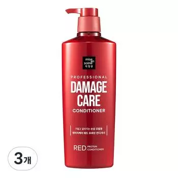 Мизансцена Damage Care Красный протеиновый кондиционер, 680 мл, 3 шт.