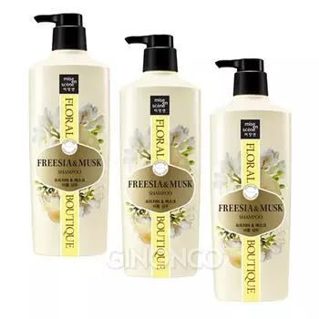Мизансцена Floral Boutique Парфюмированный шампунь Freesia & Musk 650мл 3шт, базовый