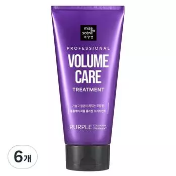 Мизансцена Volume Care Purple Collagen Treatment, 6 штук, 330мл