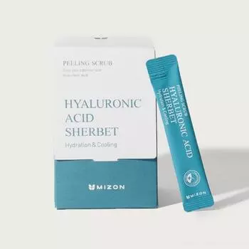 MIZON Hyaluronic Acid Sherbet Peeling Scrub Скраб-пилинг с гиалуроновой кислотой one