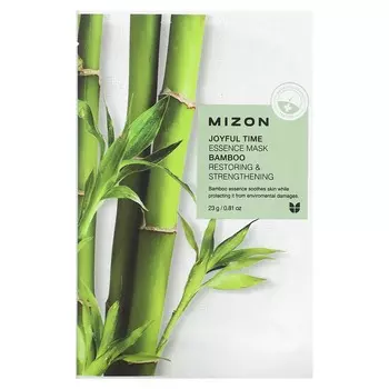 Mizon, Joyful Time Essence Beauty Mask, Bamboo, 1 sheet, 23g (0.81oz)