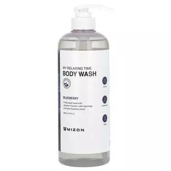 Mizon, My Relaxing Thyme, гель для душа, черника, 800 мл (27,05 жидких унций)