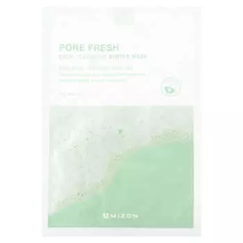 Mizon, Pore Fresh, Deep Cleansing Bubble Beauty Mask, 1 Sheet Mask, 0.88 oz (25 g)