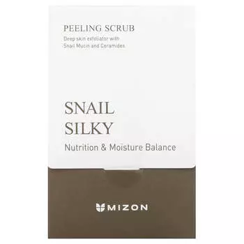 Mizon, Snail Silky, пилинг-скраб, без отдушек, 40 упаковок, 5 г (7,0 унций) каждый