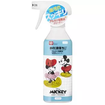 Mizu Geki Ochikun Disney Mickey Friends 400 мл электролизованной воды Безопасно и надежно Не нужно протирать дважды и (Щелочной очиститель)