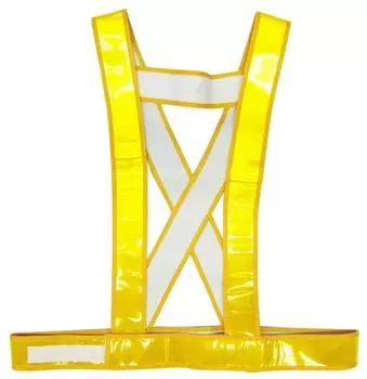 Mizukei Useful Safety Vest Gold 5920000 Tasuki-type