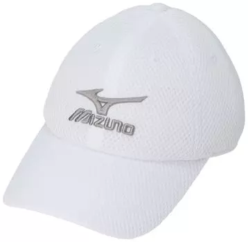 Mizuno Air Mesh Everyday C2JWB156 Men s Cap, Breathable, Summer, Sports, Use, White/Silver,