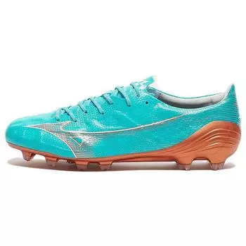 Mizuno Alpha Japan Azure Blue Pack Мужские кроссовки Синий-Кюрасао Белоснежный Красно-Коричневый-Атласный P1GA236025 45