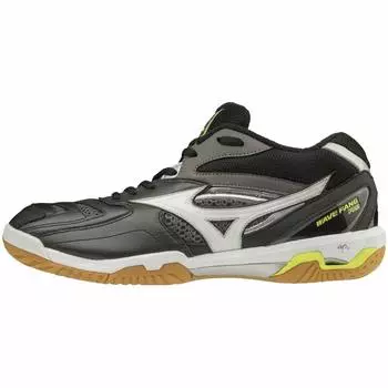 Mizuno Бадминтонные туфли Wavefang PRO MID черный/белый/желтый 23,5 см 3E