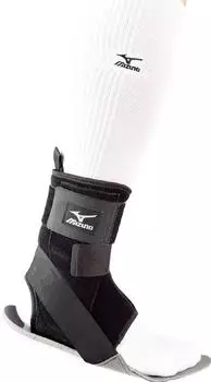 Mizuno Biogear Supporter для голеностопа (1 кусок) Задняя открытая жесткая накладка высокой прочности унисекс K2JJ5B70 03 черный LL