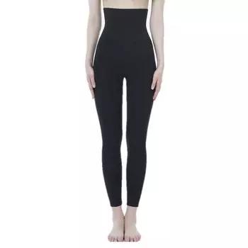 Mizuno Breath Thermo Leggings with Belly and Size LL Heat-Generating Underwear, High-Waist Wrap, Moisture-Wicking Heat-Generating, Women s, C2JBA892,