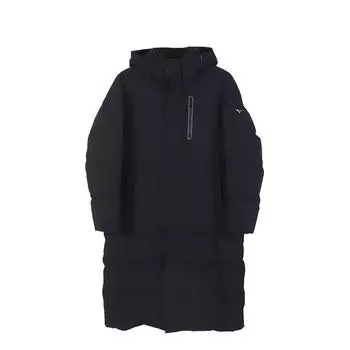 Mizuno Essential Series Comfortable Warm Hooded Long Sleeve Down Jacket Unisex Outerwear Black K2CN44AA-09 M