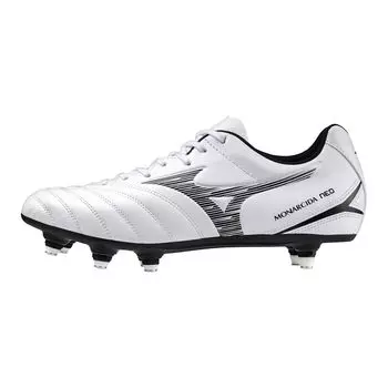 Mizuno Футбольные бутсы Monarcida NEO 3 SELECT SI 3E, футбол, широкие, легкие, регби, бело-черные, 27,5 см,