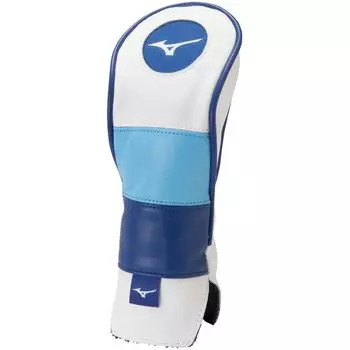 MIZUNO Golf Headcover Tour Series Utility Global Model Compatible with For All Counts 5LJH2223 Men s 80-120cm3 (NO.2/3/4/5/6) White/Blue
