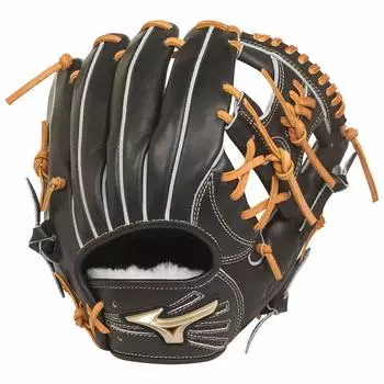 MIZUNO Hardball Baseball Glove for Hardball 09 Black In Stock (Global Elite) HSelection02+ (Infielder/Size 9) (1AJGH22423)