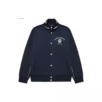 Mizuno Heritage Series Loose Fit Single-Breasted Jacket Men Jackets Navy D2CE34H1-15 XL