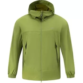 Mizuno Hooded Woven Fashion Versatile Lightweight Breathable Sun Protection Jacket Unisex Jacket Spring-Leaf-Green K2CE53Y232 XXXL