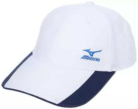 Mizuno Junior Сетчатая защита от солнца «Цветущая слива» для белой кепки, лето, C2JWB413, детская, белый