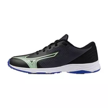 Mizuno Junior Speed Studs Athletic Sports Elementary School Black x Neo Mint x Size cm Shoes, 4, Children s Shoes, Day, School, Lightweight, Boys,