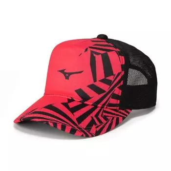 Mizuno Кепка, шляпа, унисекс, для занятий теннисным клубом Radiant Red, 62JWC002,