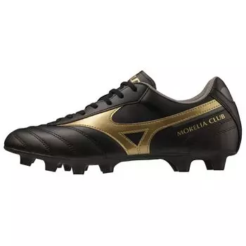 Mizuno Кроссовки мужские Morelia 2 Club Черно-золотые Темно-серые P1GA231650 41