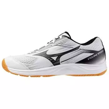 Mizuno Кроссовки унисекс Cyclone Speed 5 Бело-черные замшевые V1GA258055 36