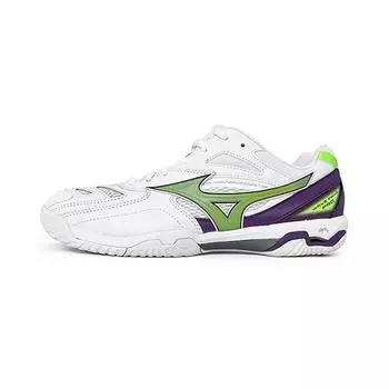 Mizuno Кроссовки унисекс Wave Fang Pro белые фиолетовые зеленые синие 71GA210000