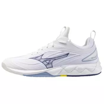 Mizuno Кроссовки унисекс Wave Luminous 3 Белый/Синий колокольчик Bel-Air-Blue V1GA242096 40.5