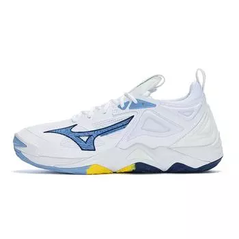 Mizuno Кроссовки унисекс Wave Momentum 3 Белые Синий колокольчик V1GA231297 37