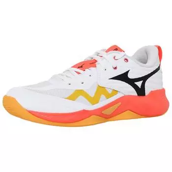 Mizuno Кроссовки унисекс Wave Momentum Pro Daybreaker Pack Белые Огненно-коралловые Цитрусовые V1GA254001 36