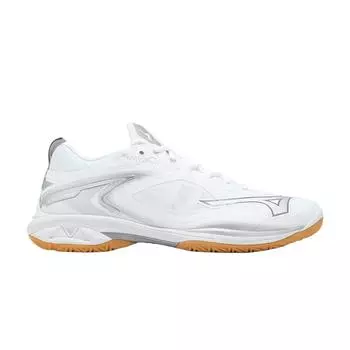 Mizuno Кроссовки Wave Claw Neo 3 Wide White Harbor Mist Unisex, серебристые 71GA247318 36.5