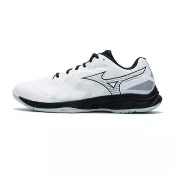 Mizuno Кроссовки Wave Fang EL 2 Wide White Black Unisex Sneakers Grey 71GA242302 36