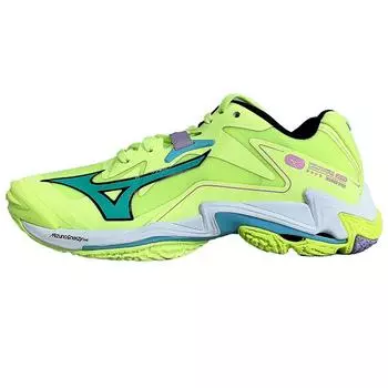 Кроссовки унисекс Mizuno Wave Lightning Z8 Neo Lime Splish Splash, зеленые, черные V1GA240011 44.5