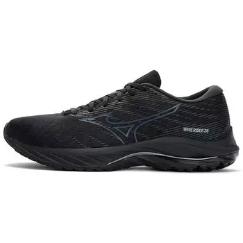 Mizuno Кроссовки Wave Rider 26 Night Sky мужские черные Odyssey-серые J1GC220303 43