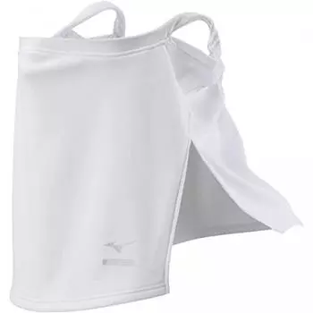 Mizuno Lifestyle Face Sun UPF Hydro Silver Titanium for and F Guard, Protection, 50+, Material, Running, Walking, Mountaineering, Golf, Gardening, белый