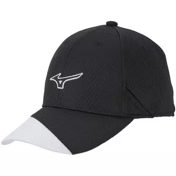 Mizuno Mesh Heat Sports Black x Size L Cap, Kazemichi, Protection, Hat, White, 32JW2101,
